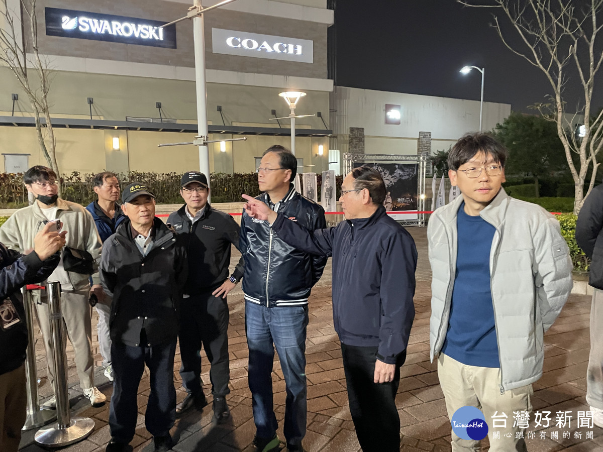 桃市長率隊親臨視導A18，中壢警分層分流交通順暢。