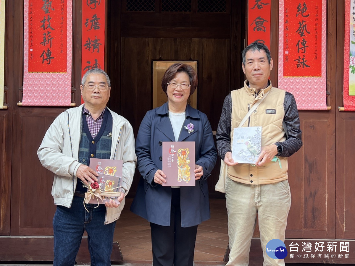 鶴棲別墅工藝展覽館展出陳穎派25件珍寶。圖／記者鄧富珍攝