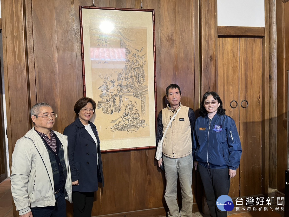 鶴棲別墅工藝展覽館展出陳穎派25件珍寶。圖/記者鄧富珍攝