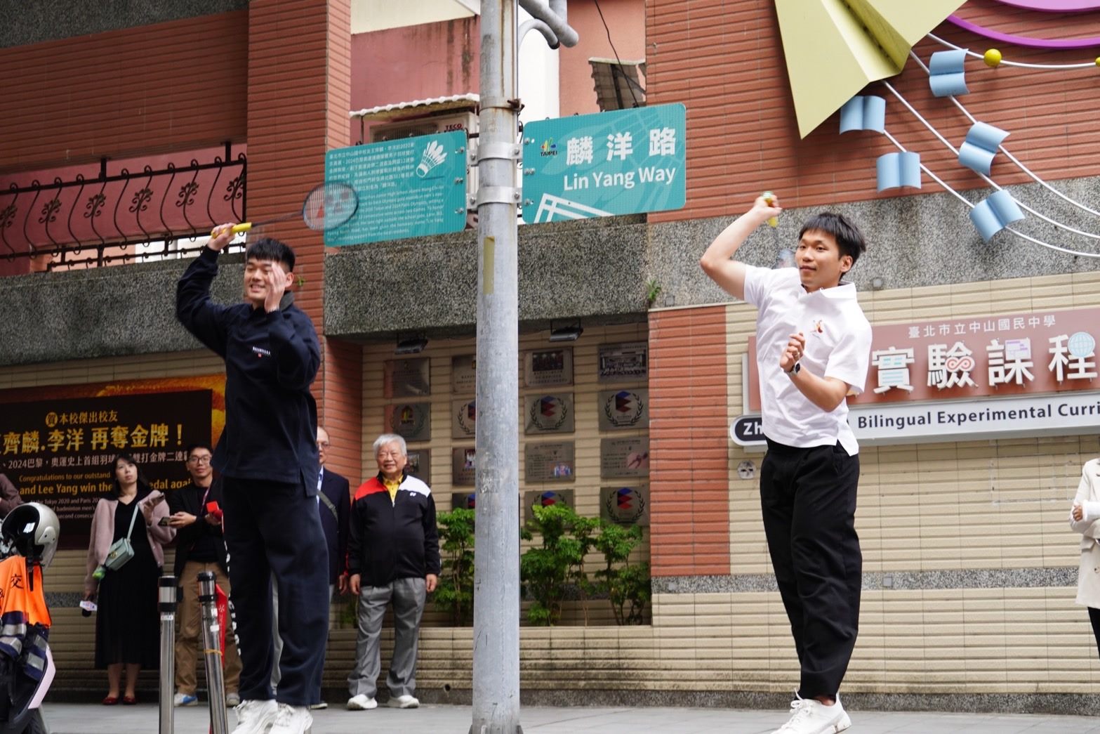 榮耀刻入城市！紀念「麟洋配」奧運連勝　臺北命名專屬路名