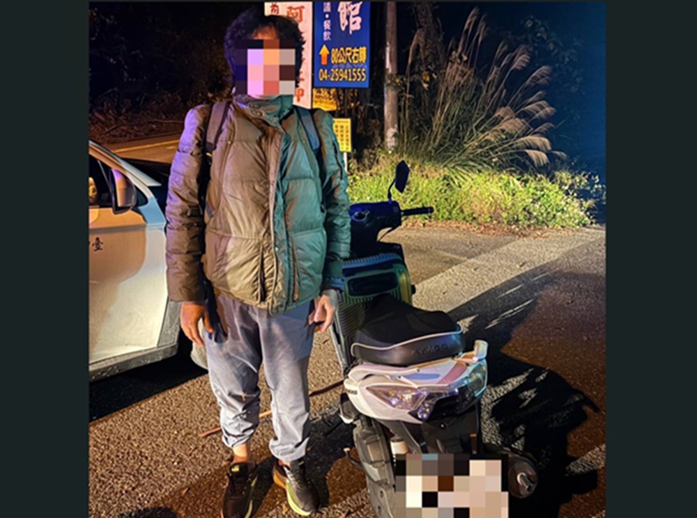 偷車辯稱為了找工作 35歲男趁鑰匙未拔騎走機車 188 cnews204250218a01