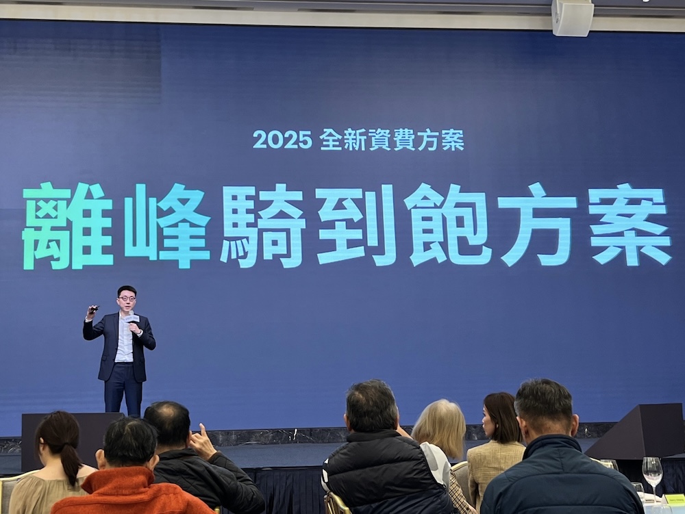 推離峰騎到飽資費方案 Gogoro宣布四大策略盼明年起陸續損益兩平 196 cnews124250218a04