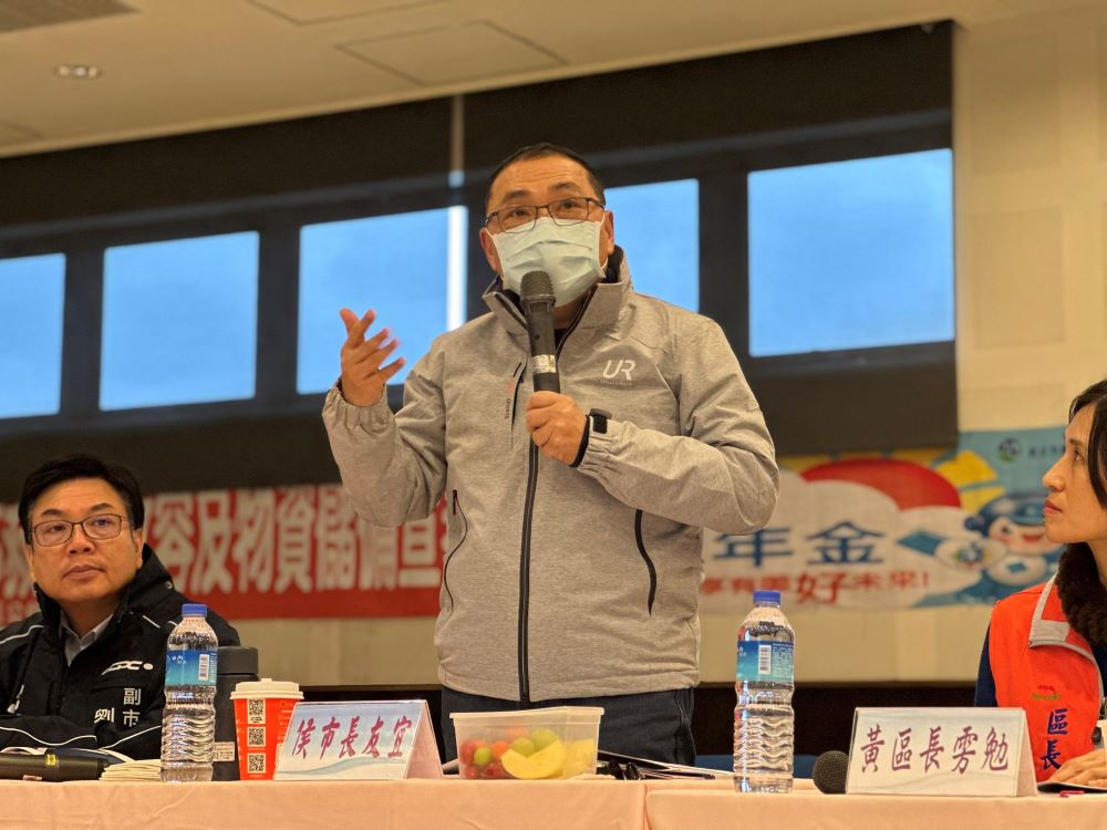 《圖說》侯友宜市長談到,萬金地區依山傍海、景色秀麗,是新北觀光首選的好去處,市府團隊會努力完善基礎交通網絡,讓萬金地區的交通建設越來越好。〈民政局提供〉