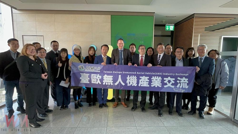 鏈結台德無人機產業　翁章梁帶團拜訪德國北威州商務署