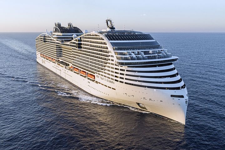 MSC 地中海郵輪海上豪華巨鑑-歐羅巴號。 圖:MSC地中海郵輪/提供