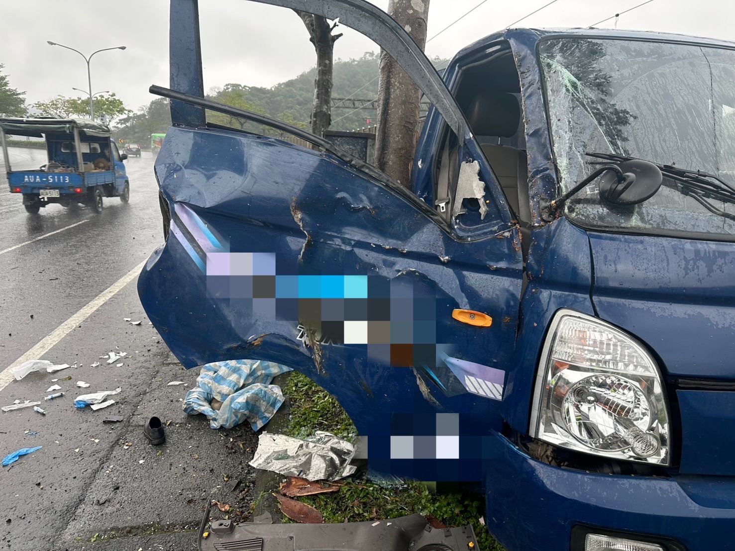 小貨車自撞路樹 駕駛送醫不治 - https://www.watchmedia01.com