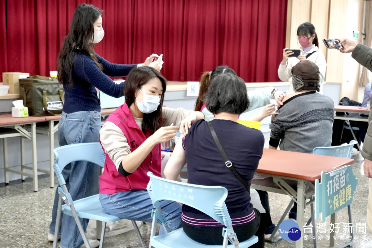 竹市公費流感疫苗開打首日