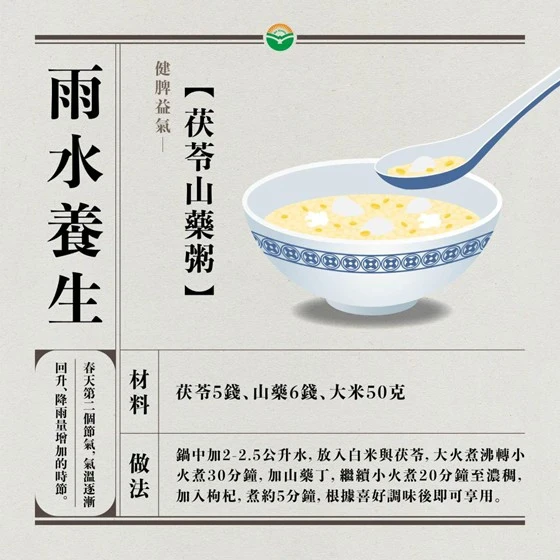 【茯苓山藥粥】健脾益氣 