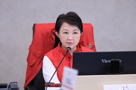 即將在明年任期屆滿的盧秀燕,下一步是什麼。她一直保持彈性。翻攝自台中市政府網站