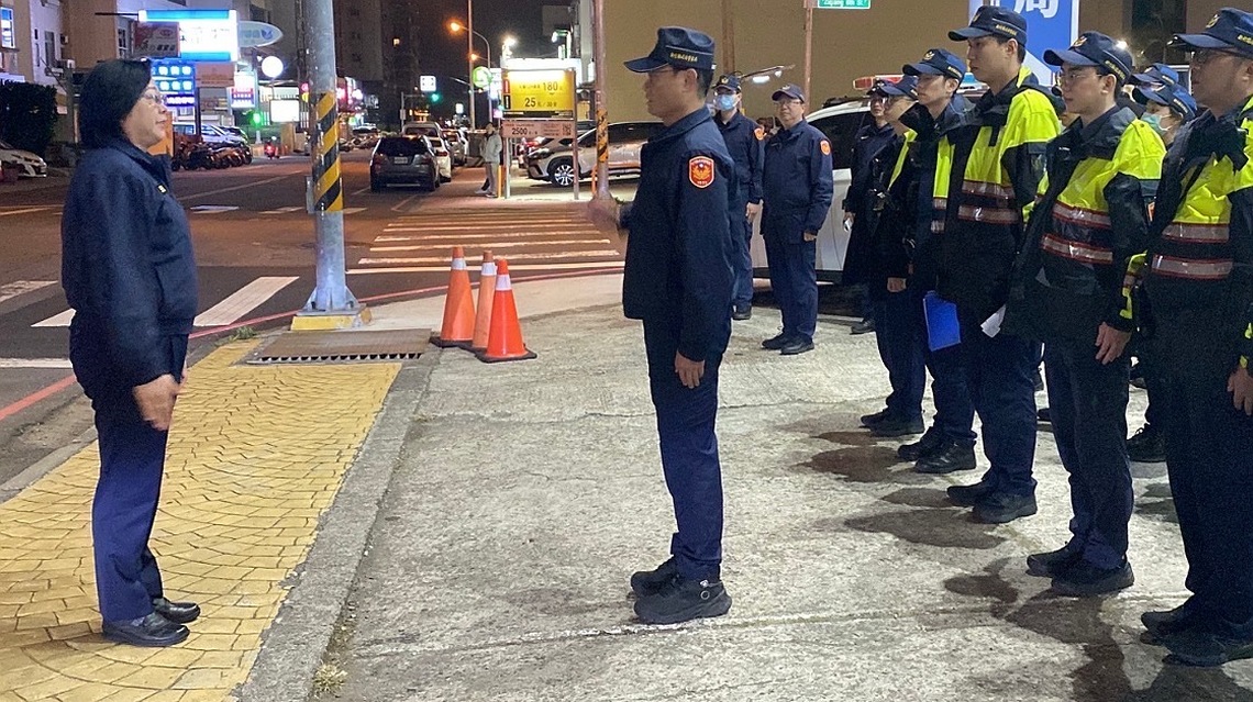 展現打擊犯罪決心 竹縣警持續擴大臨檢威力掃蕩