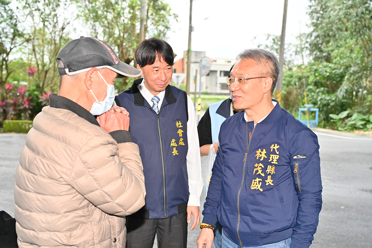  冷氣團來襲持續低溫 宜縣府關懷街友暖送物資