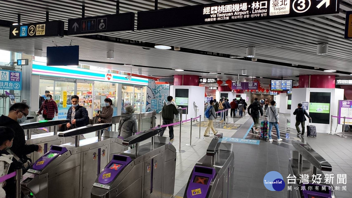 桃捷下午14時起,縮短班距到每5分鐘一班。