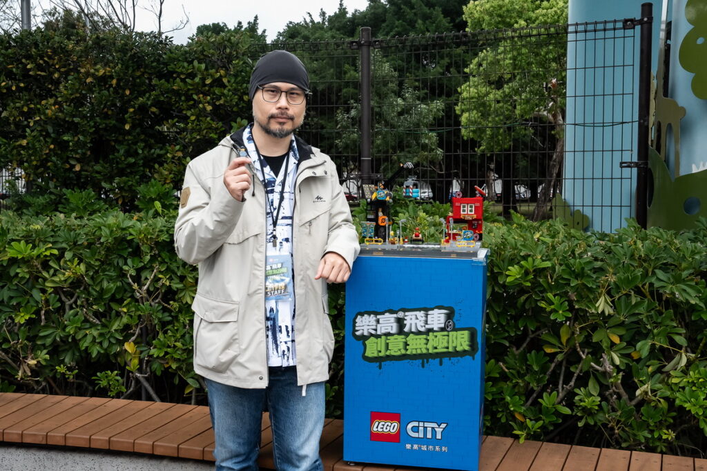 「樂高飛車創意無極限」活動邀請樂高達人詹政峰設計城市戰隊造景