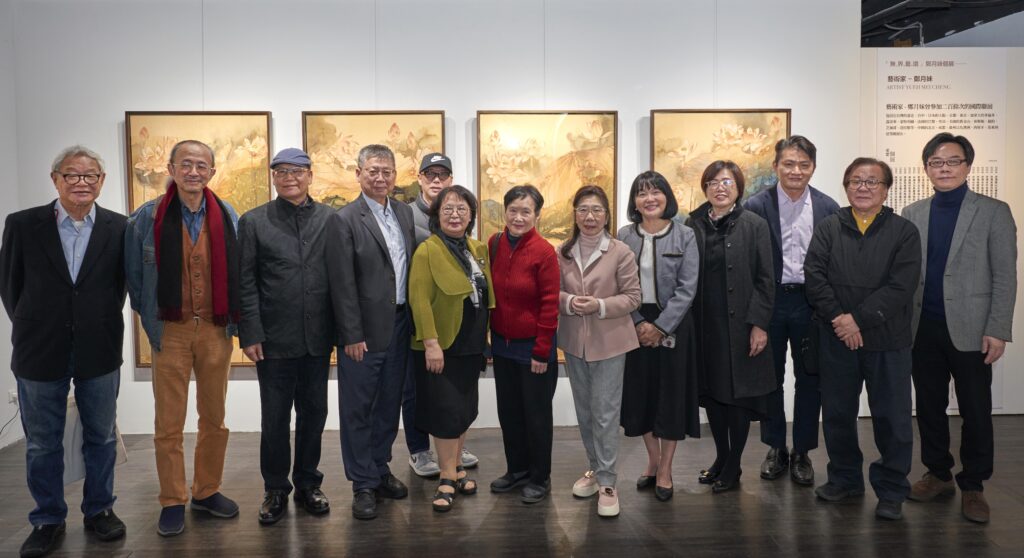 鄭月妹水墨畫作,結合數位孿生技術的沉浸式藝術展覽