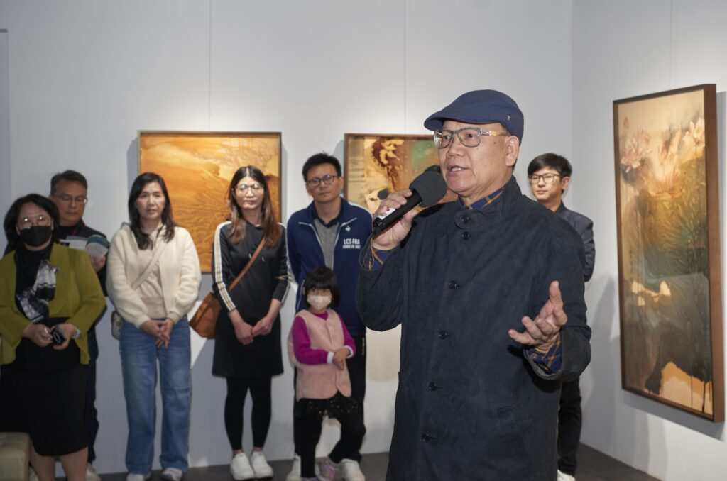 鄭月妹水墨畫作,結合數位孿生技術的沉浸式藝術展覽
