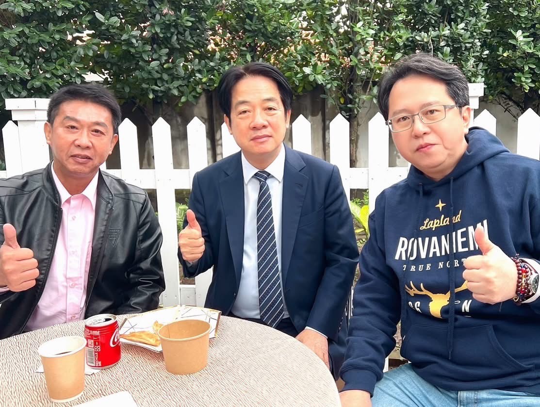 ▲賴清德總統官邸宴請黨團立委許智傑出席。(圖：擷自許智傑臉書)