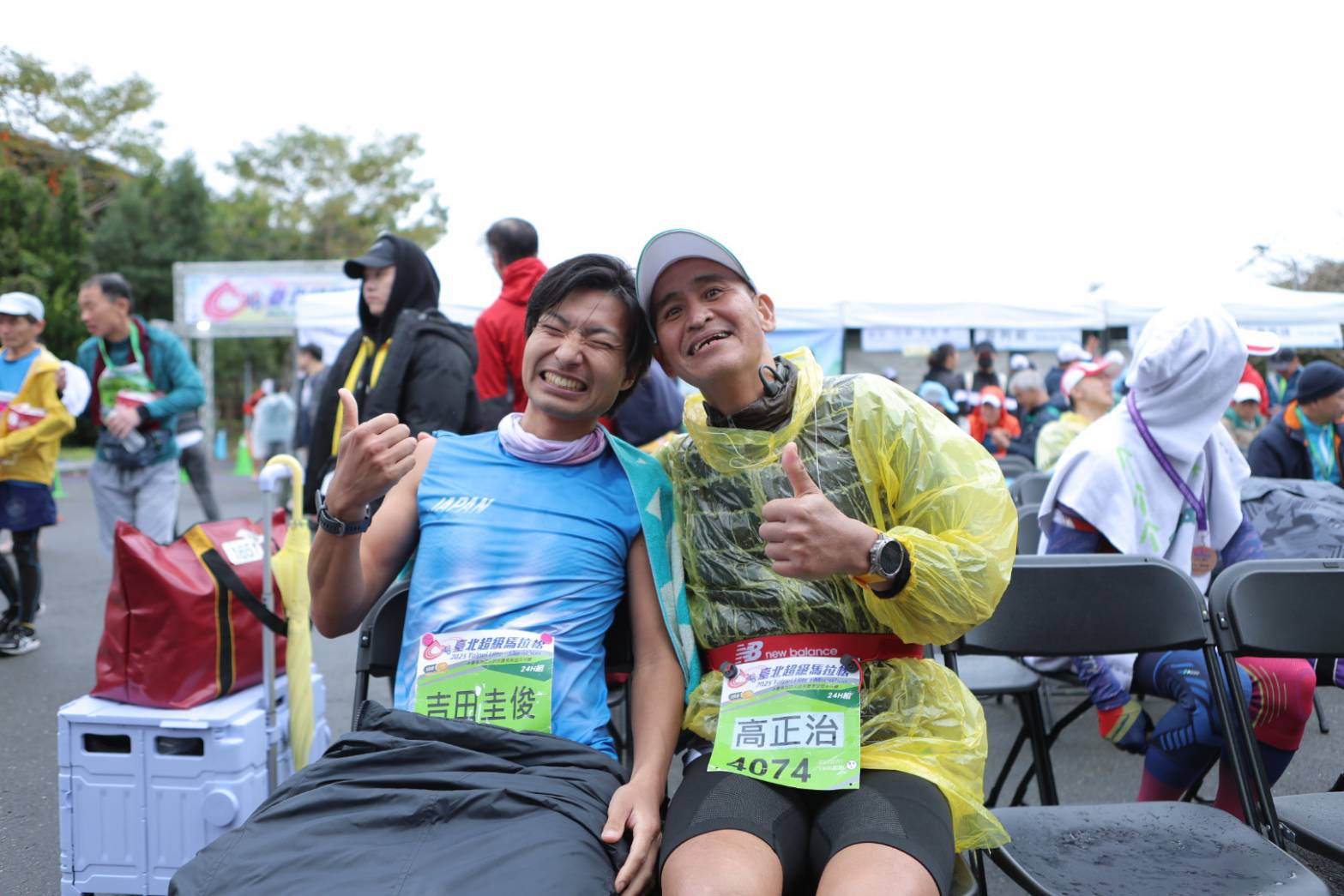 24小時賽男子組前兩名分別由日本吉田圭俊與台灣高正治獲得,兩人賽後互相致意,是透過運動進行國民外交的最佳示範。(攝影:林明德)