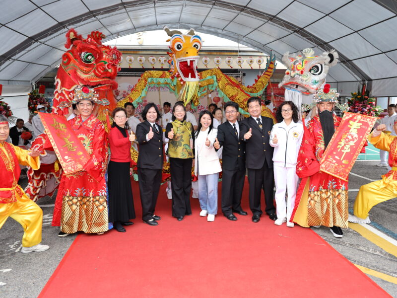 圖文:太極門虎尾道館於2月23日,舉辦館慶暨新春茶敍「虎你幸福 虎你快樂從頭到尾 好事花生」,雲林縣副縣長謝淑亞親臨致賀。