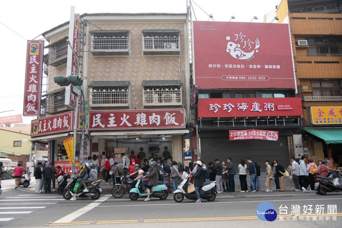 嘉義市火雞肉飯店家每到假日人潮滿滿/嘉義市府提供