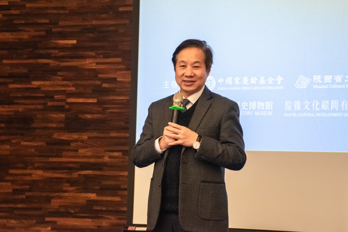 東海大學張國恩校長致詞(圖/社團法人中華翰維文化推廣協會提供)