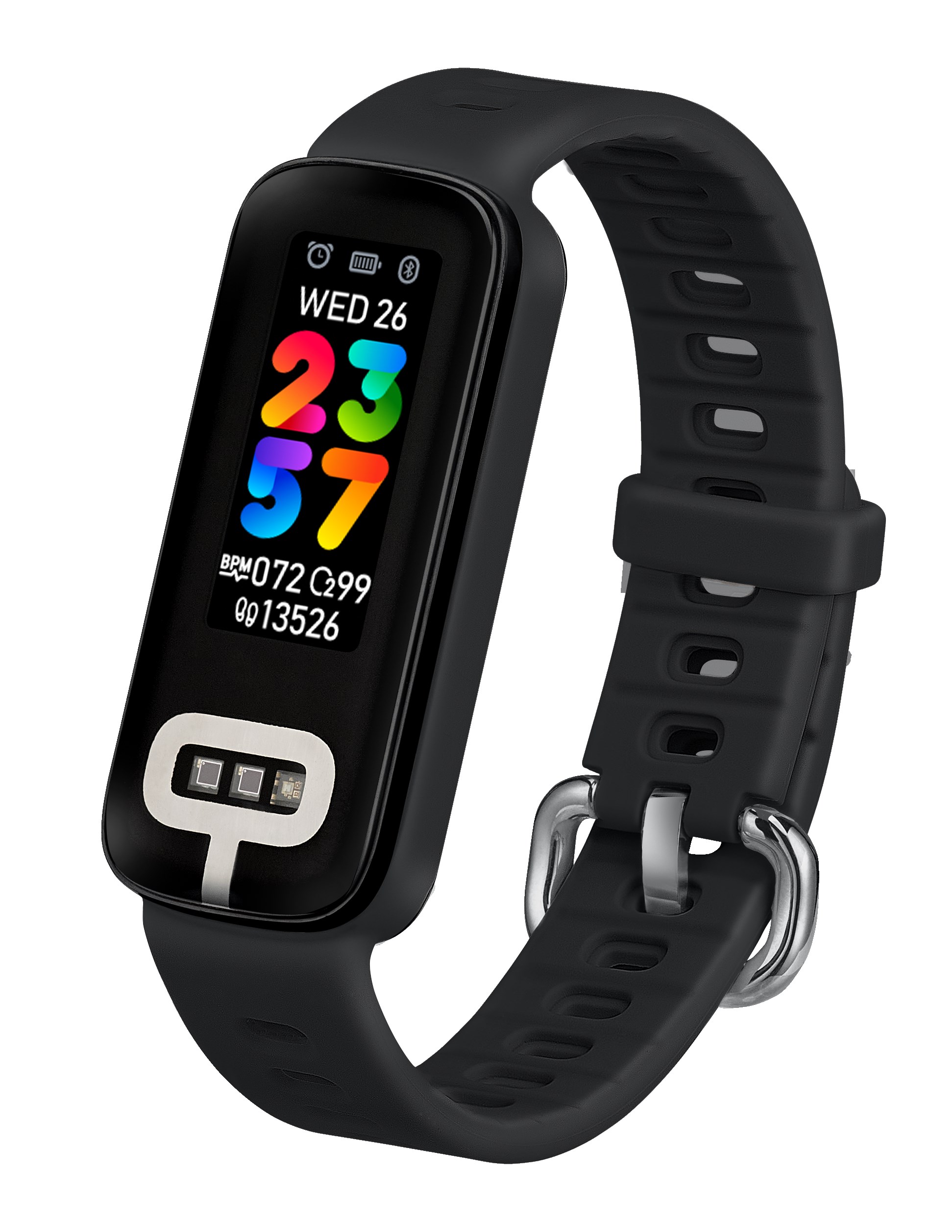 新一代vivowatch 6 Aero硬體全面升級,包括:加大版的1.1吋amoled觸控螢幕、錶面採用濺鍍處理的獨家光/電學感測器,以及獨立gps晶片。