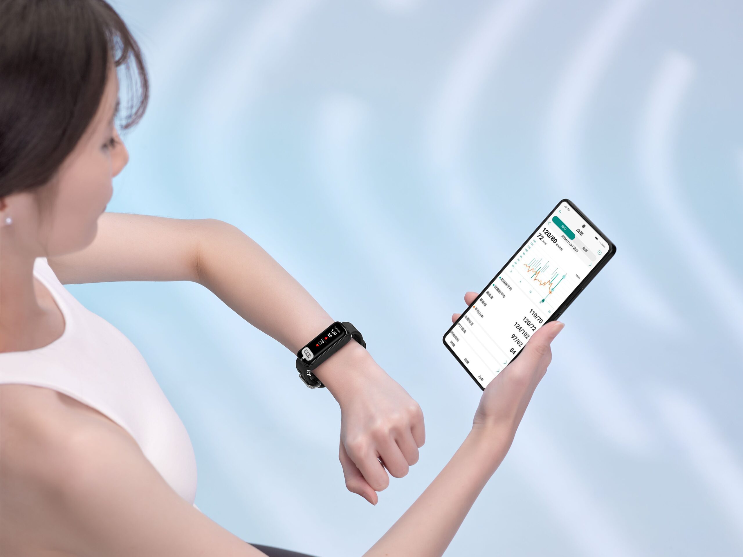 全新vivowatch 6 Aero透過專屬應用程式asus Healthconnect,即可輕鬆記錄和累積個人生各項生理指標並建立社群,將每日數據分享給家人或家庭醫師,隨時隨地都能快速掌握身體狀況。