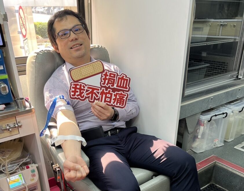 中油大林廠油愛 支持社會公益 廠長許信豐號召油人挽袖捐熱血