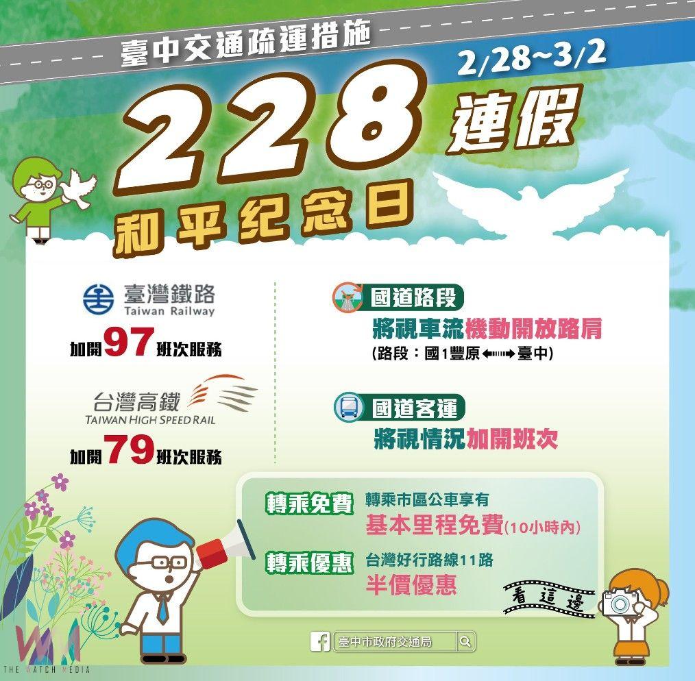 228連假疏運全面啟動 中市交通局籲善用台74串接國道便捷路網 - https://www.watchmedia01.com