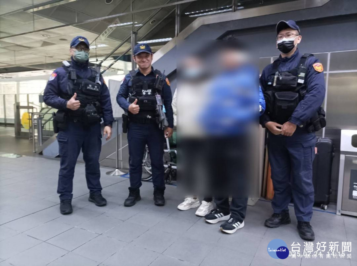 外籍母子來台就醫失散,桃捷警即時幫忙協尋團聚。