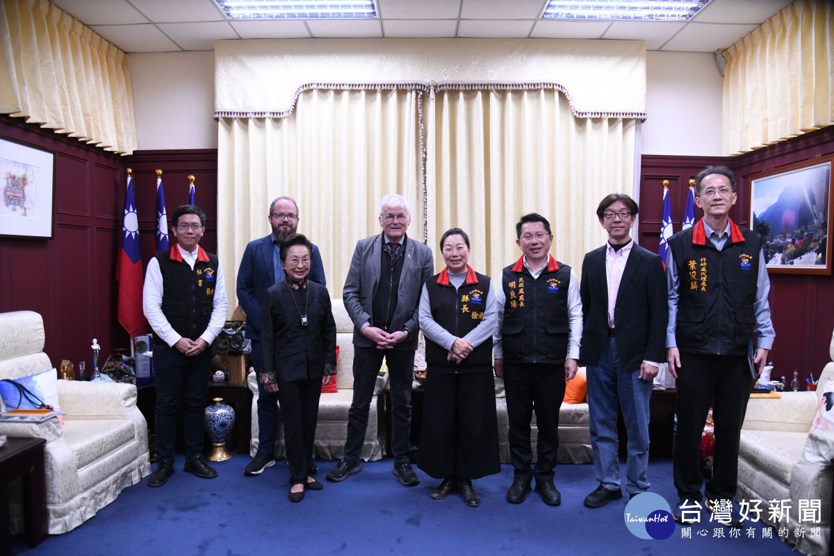 德國前瑪則海姆市長拜會徐榛蔚　讚嘆災害應變效率