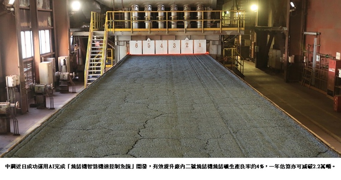 中鋼「燒結AI大師」上線！精準控溫增良率、助減碳