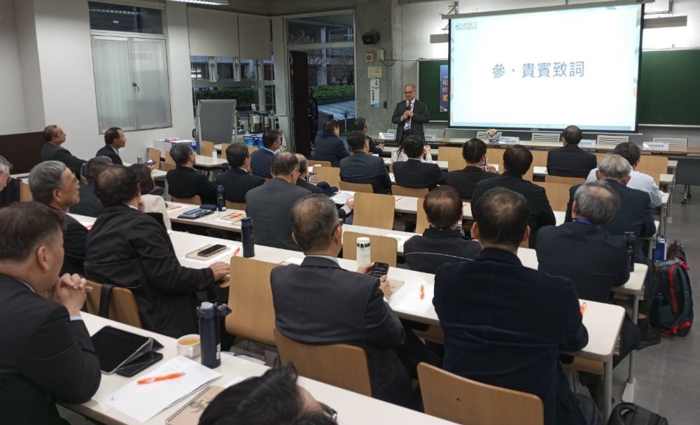 《圖說》葛自祥校長於理事長任期內,致力凝聚會員共識,建構優質技職校院辦學特色,並暢通與教育部協調平台機制。〈龍華科大提供〉