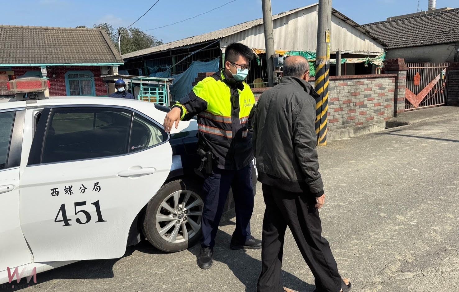 迷途六旬男徬徨求助 二崙警耐心助返家 - https://www.watchmedia01.com