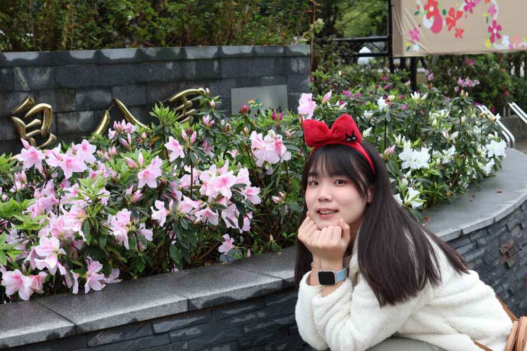 ▲萬金地區種植杜鵑花搭配在地景色，充滿春天氣息。（新北市觀旅局提供）