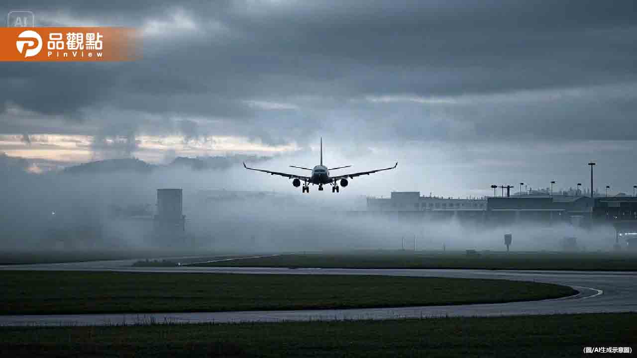台中機場因濃霧影響起降!國內外航班取消、延誤