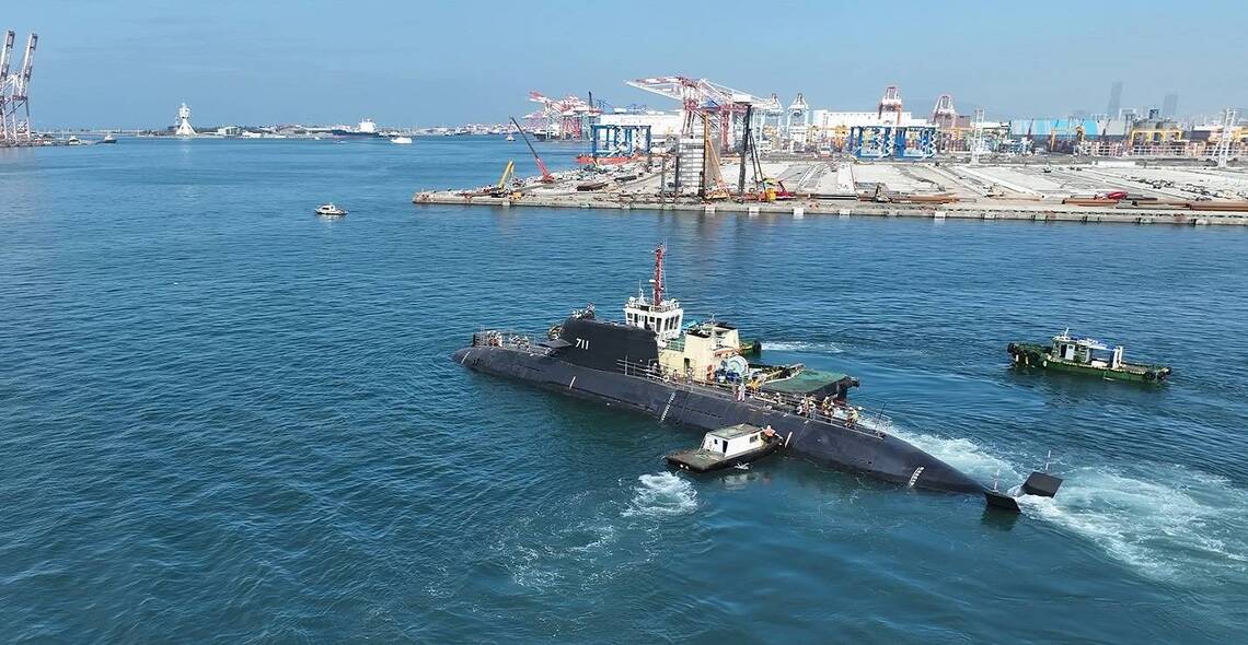 國造潛艦「海鯤軍艦」完成關鍵測試 預計4月展開海試