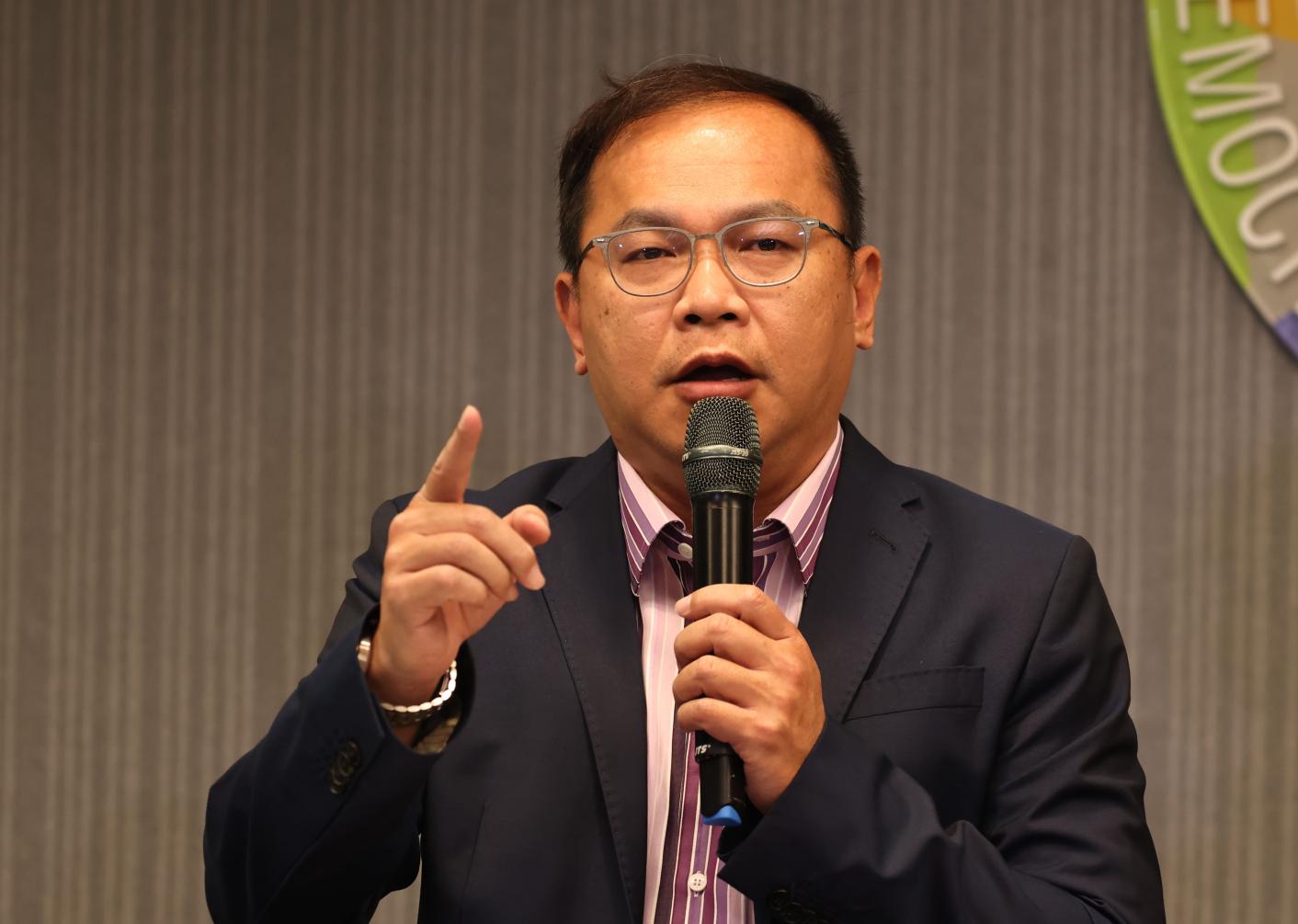 被傳將參選2026桃園市長,王義川1日僅說「距離選舉還早啦!」資料照片/林啟弘攝