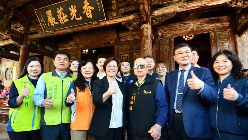 ▲彰化縣長王惠美表示，龍王祭是鹿港慶端陽龍舟賽的第一個主要活動，全國獨一無二的，邀請大家來參與。（記者林明佑翻攝）