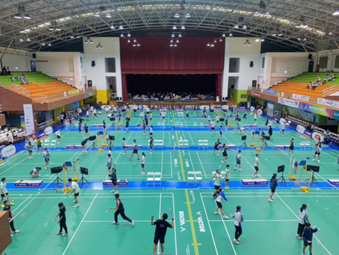全中運羽球資格賽開打好手齊聚臺南