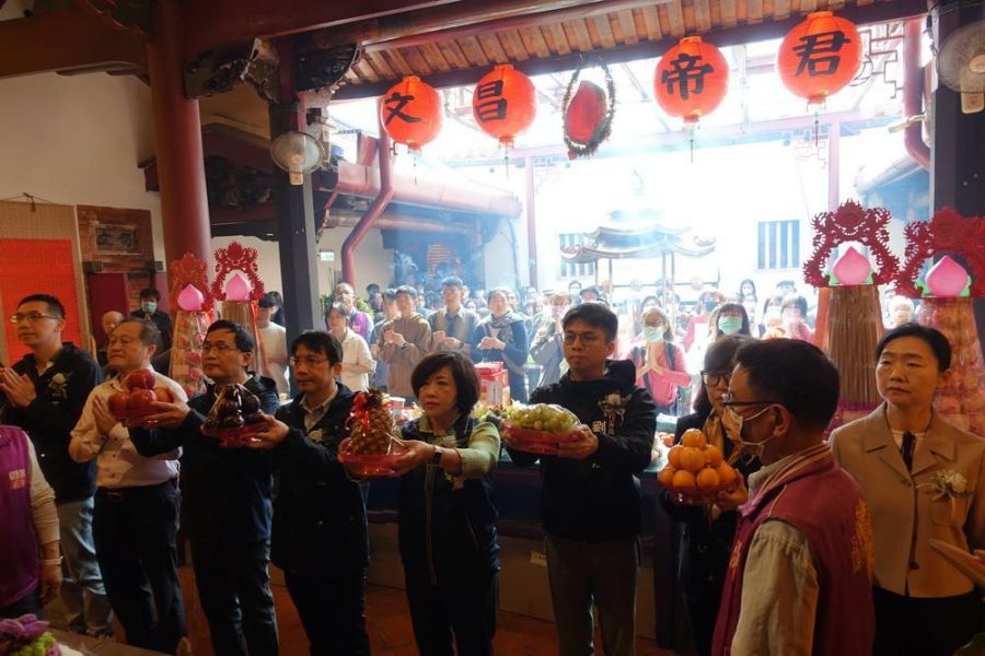文昌帝君聖誕千秋!竹市各界參香祝壽 為考生祝福