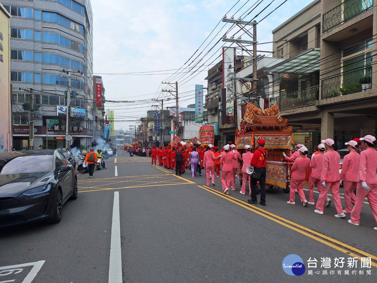 桃園龍德宮天上聖母四媽祖駐駕楊梅錫福宮 ,遶境路線楊梅警報給你知。