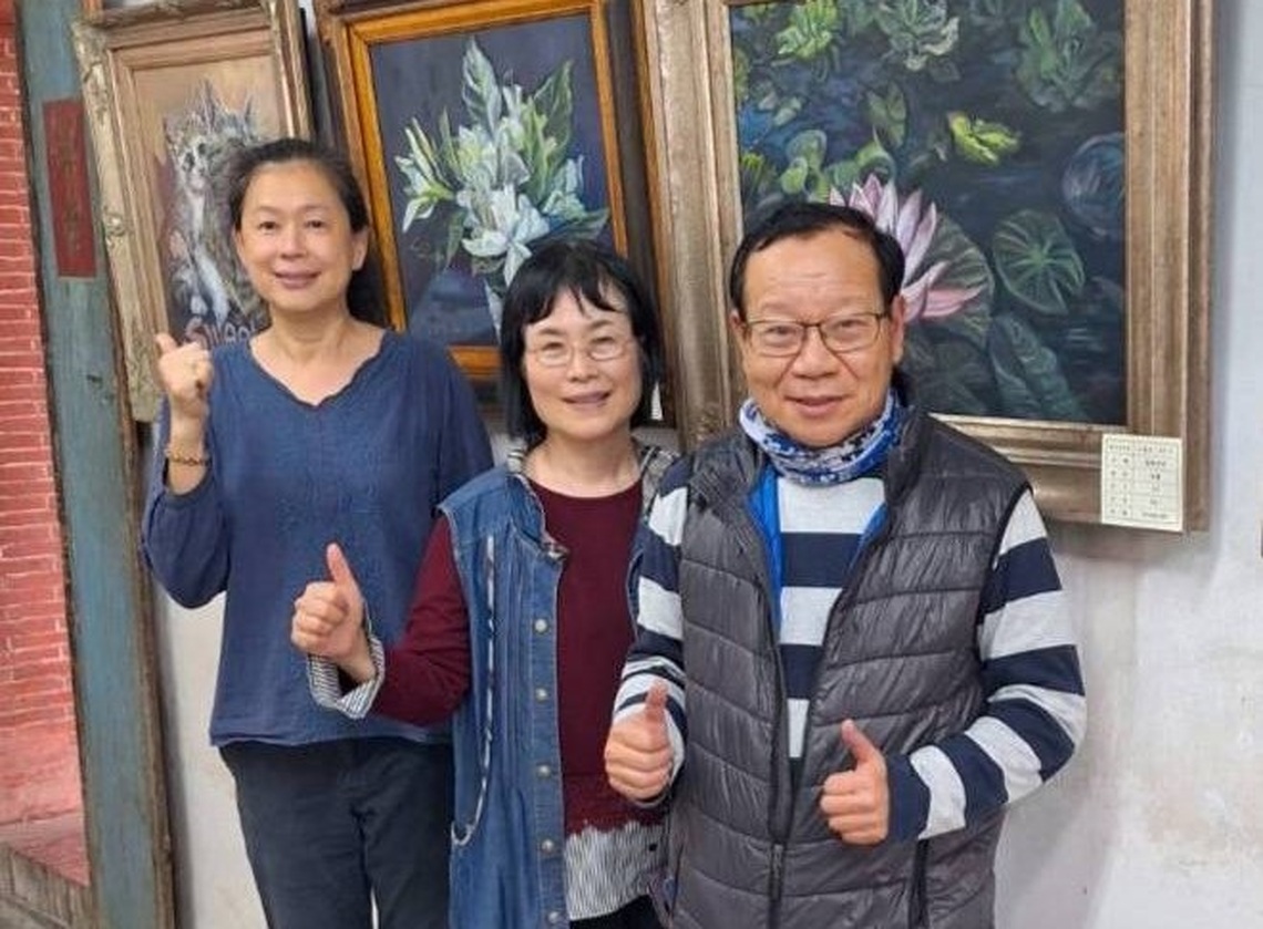 江麗惠賴幸宜 春馨漾藝畫風殊異