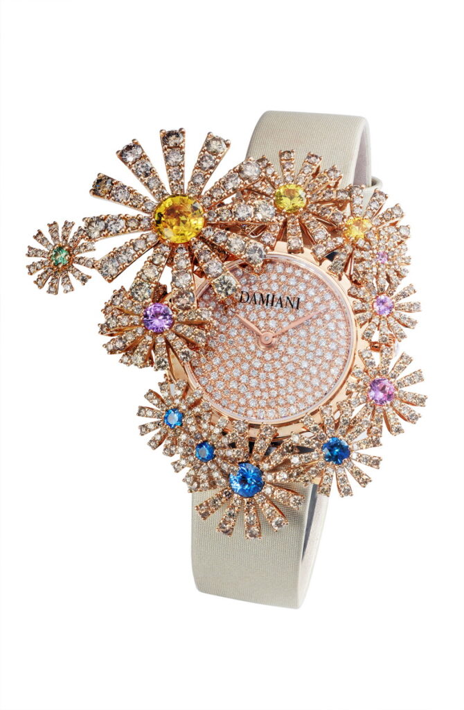 微風廣場-DAMIANI Masterpiece Margherita Secret Garden 18K玫瑰金高級訂製珠寶秘錶