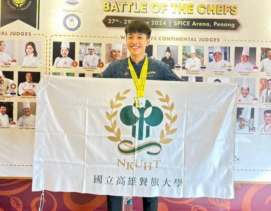 展望會助攻!為台灣爭光小峰勇奪馬來西亞國際廚藝賽雙金一銀