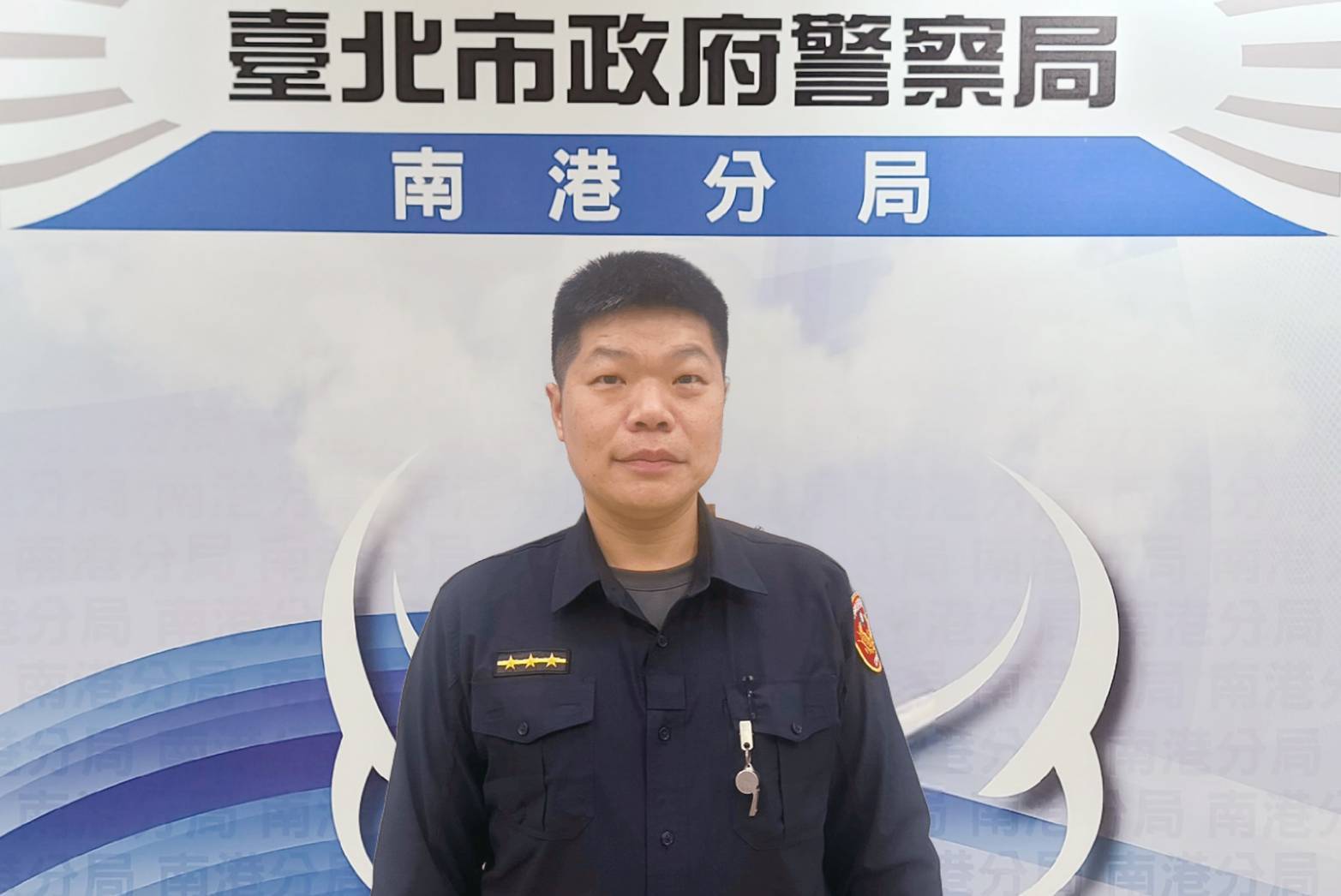 玉成派出所警員林旺全。(記者薛秀蓮翻攝)