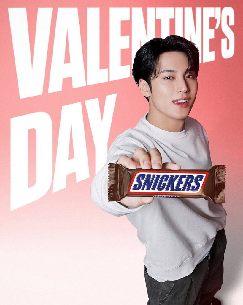SNICKERS® 品牌代言人 SEVENTEEN MINGYU 獻上白色情人節甜蜜浪漫驚喜
