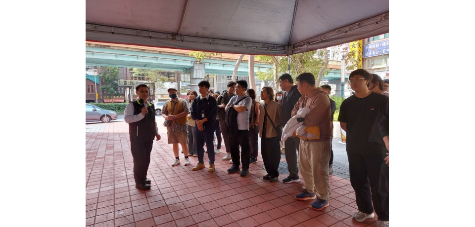 桃園市政府參訪台北市府「瑠公綠廊人行環境改造工程」