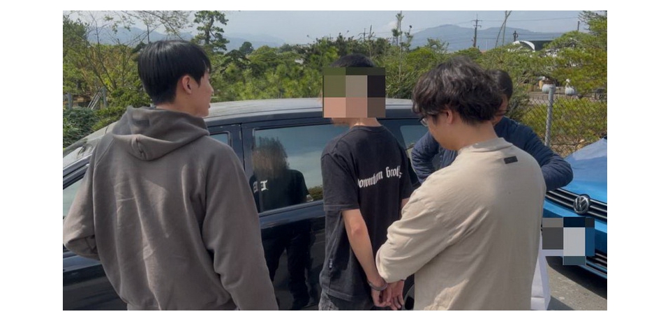 埔里警分局埋伏緝詐 成功逮捕百萬面交車手