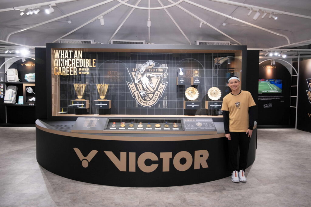 「Yingcredible Career戴資穎選手生涯致敬特展」共規劃五大展區見證戴資穎不凡成就 完整展出戴資穎的歷代裝備與幕後故事