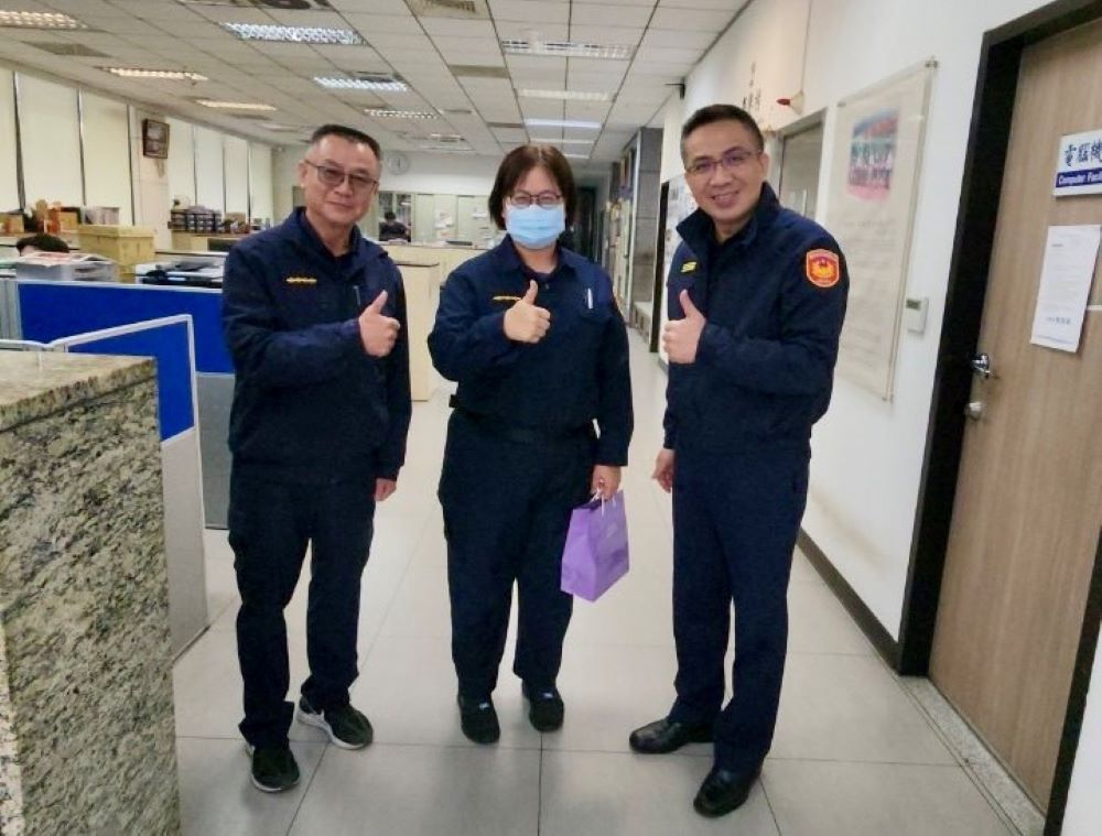 《圖說》林國民感謝女性警員的專業與奉獻,為警察機關帶來多元與韌性,對維護社會治安至關重要。〈海山分局提供〉